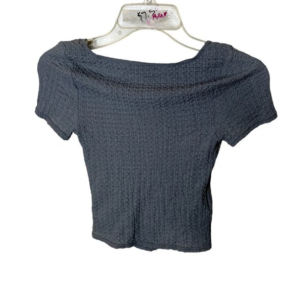 Madewell $50 Popcorn Top in Teapot Blue Size XXS NK788 - Picture 8 of 8